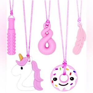 Chew Necklaces for Sensory‎ Kids 5 pcs